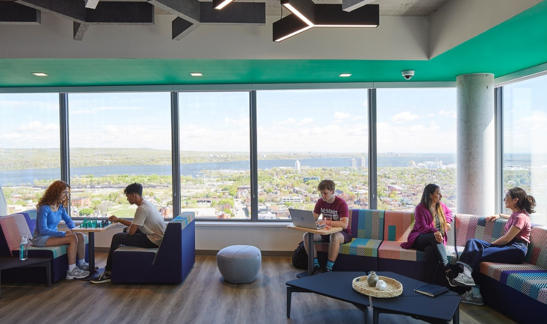 The Sky Lounge, with its panoramic view of Hamilton